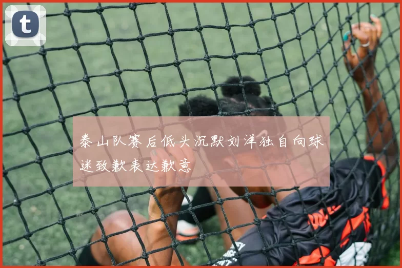 泰山队赛后低头沉默刘洋独自向球迷致歉表达歉意